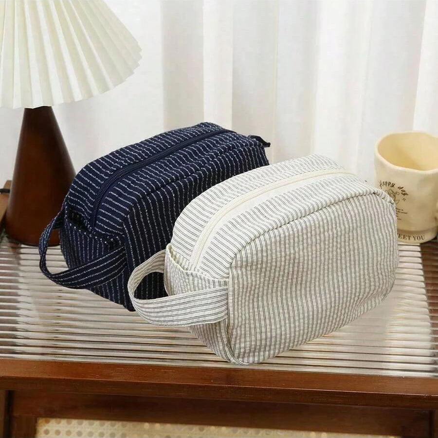 Handheld Large-Capacity Cosmetic Bags Men Women Universal Portable Wash Bag Travel Organizer Bag Clothing Storage Liner Bag