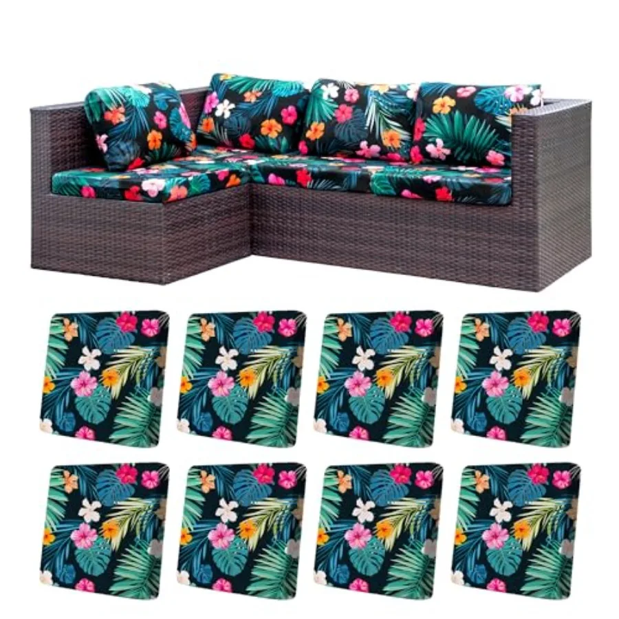

8Pcs Stretch Patio Chion CoversOutdoor Couch Covers Replement Outdoor Couch and Sofa Slipcovers for Patio Furnie Chion Covers W