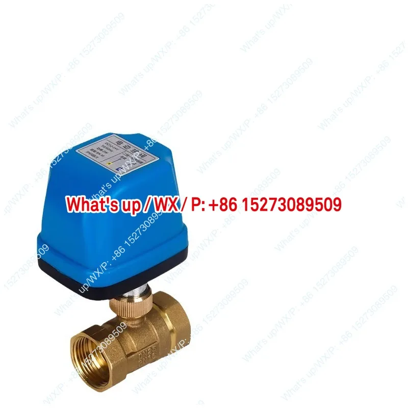 Electric ball valve 220v two-way three-way two-wire copper water valve dc24vDN1520