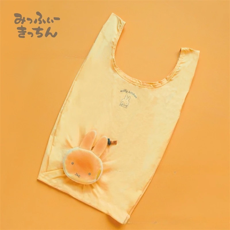 Kawaii cartone animato giapponese simpatico pane Miffy coniglio borsa portaoggetti creativo carino carino divertente borsa per la spesa piccola borsa tendenza