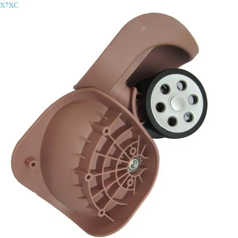 

X7XC 1 pair A191 DIY Swiveling Luggage Suitcase Brake Wheel Repair Accessories Portable Travel Luggage Smooth Travel Experience