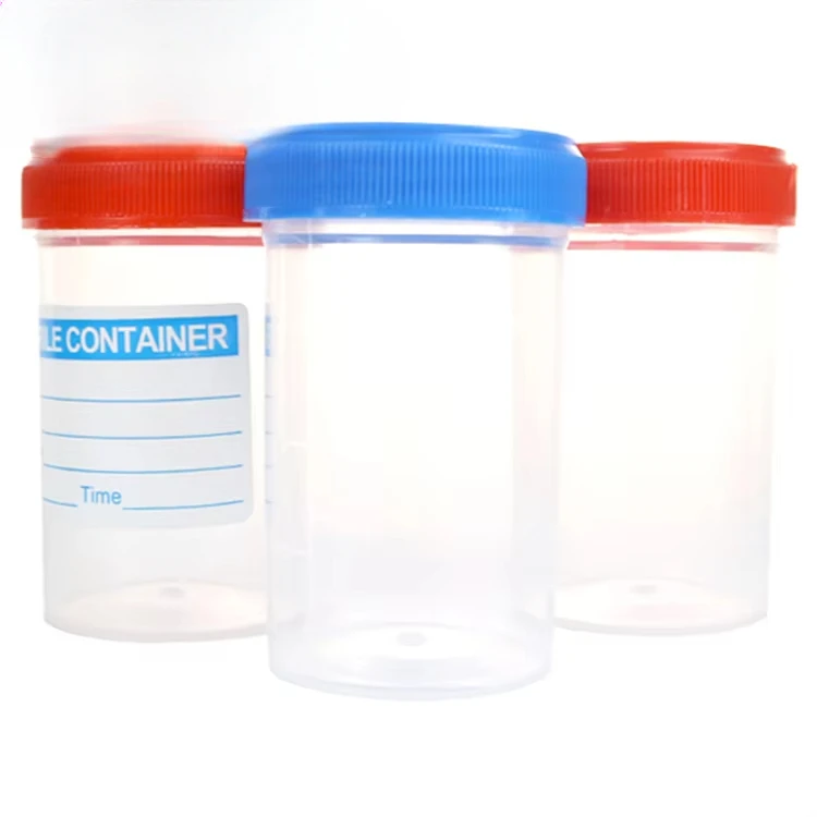 Recipiente de urina estéril médico Recipientes estéreis de urina e fezes
