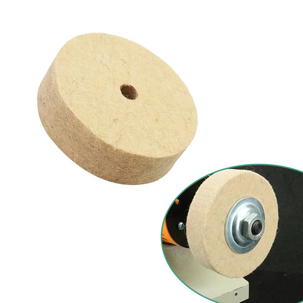 

3 Inch 75mm Drill Grinding Wheel Buffing Wheel Felt Wool Polishing Pad Abrasive Disc Grinder Tool Polishing Machine Accessories