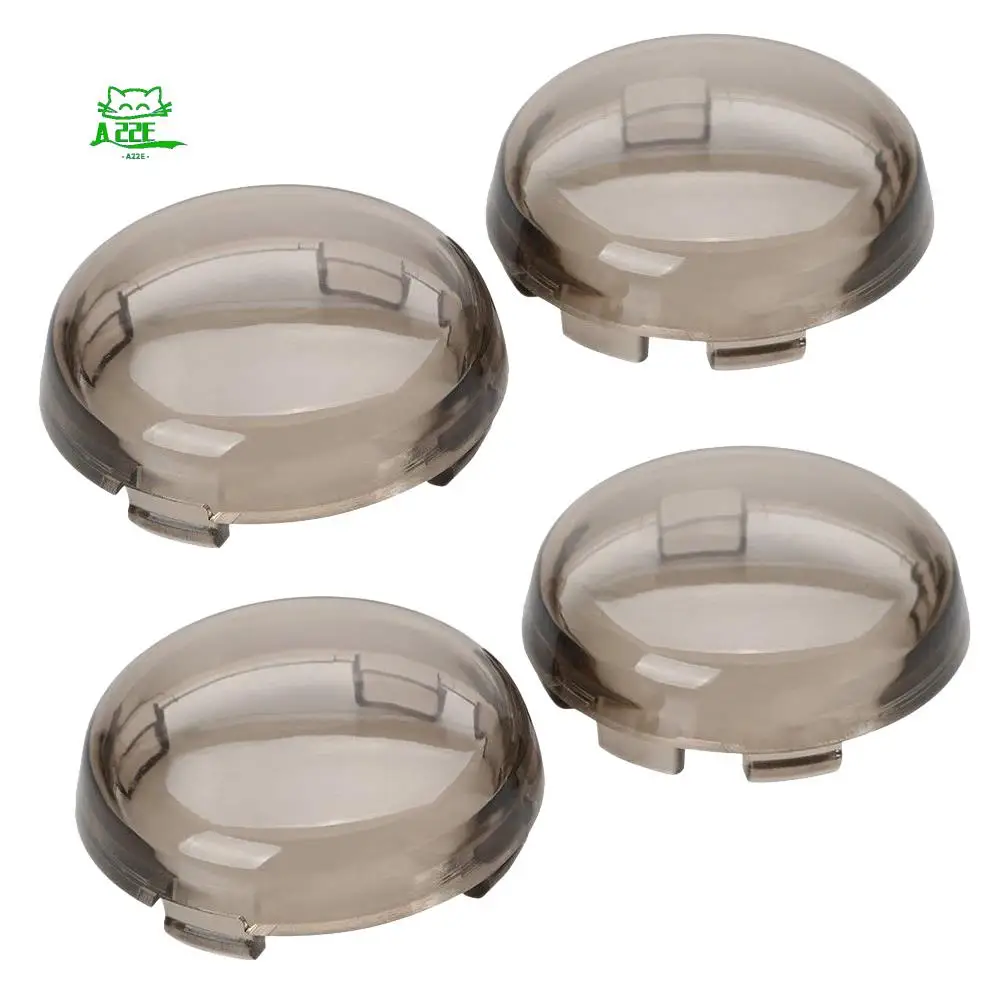 A22E-Smoked Turn Signal Lens Covers Lenses For Pack Of 4