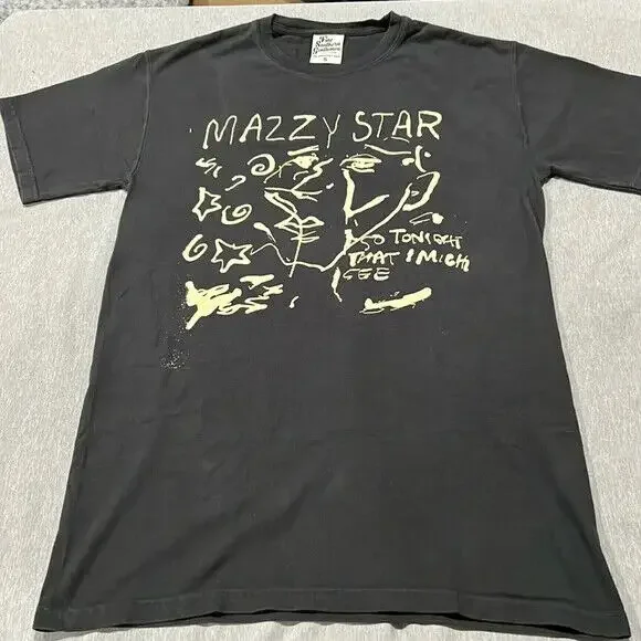 Vintage Mazzy star Shirts 90's Altenative Rock Tee Shirt AN32750