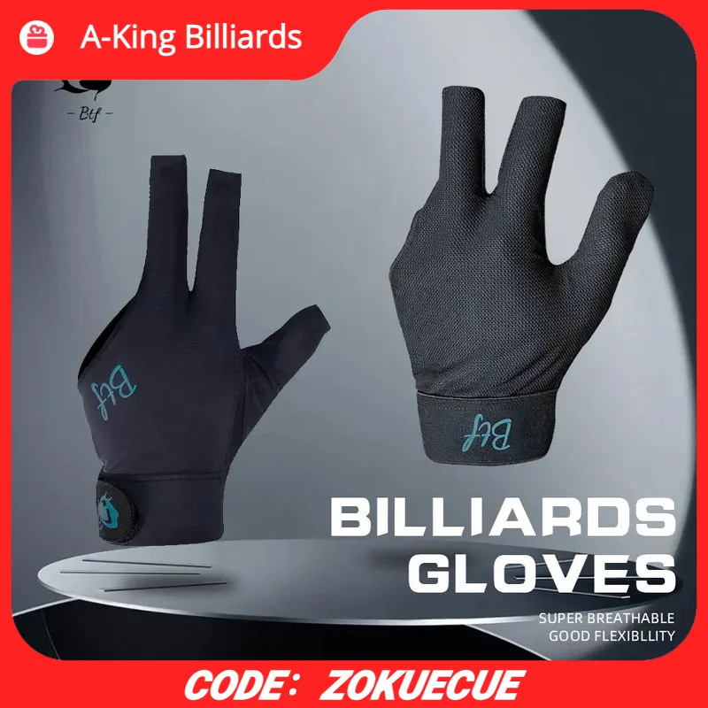 

BTF Billiard cue gloves with fingerless high-end professional Pool gloves three-finger gloves for billiard accessories