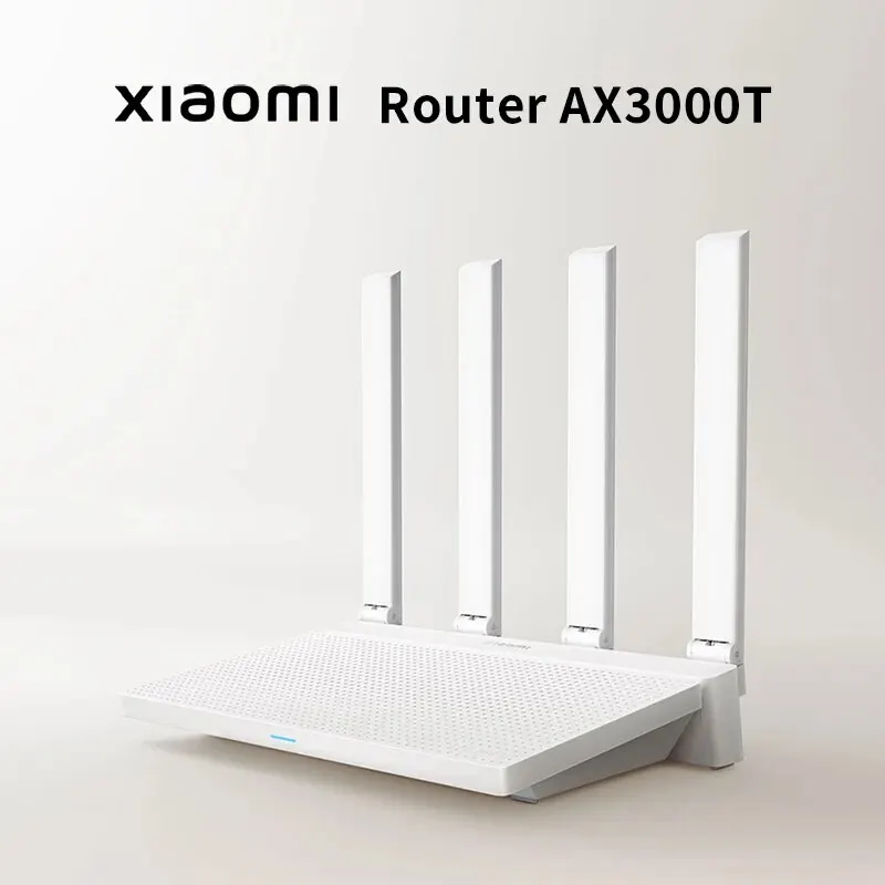 NEW Original Xiaomi AX3000T Router 5GHz 160MHz Broadband 1.3GHz Processor High Speed NFC Connection For Home Office Games