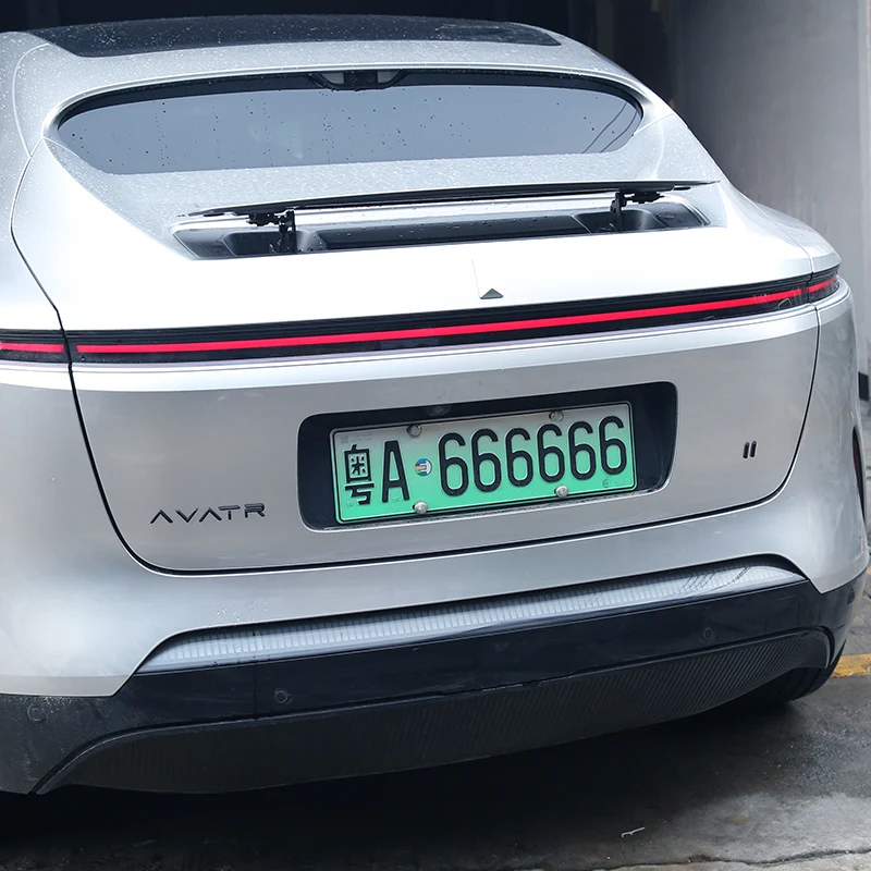 For Avatr 11/12 Exclusive and personalized car logo black warrior modified English letter rear badge
