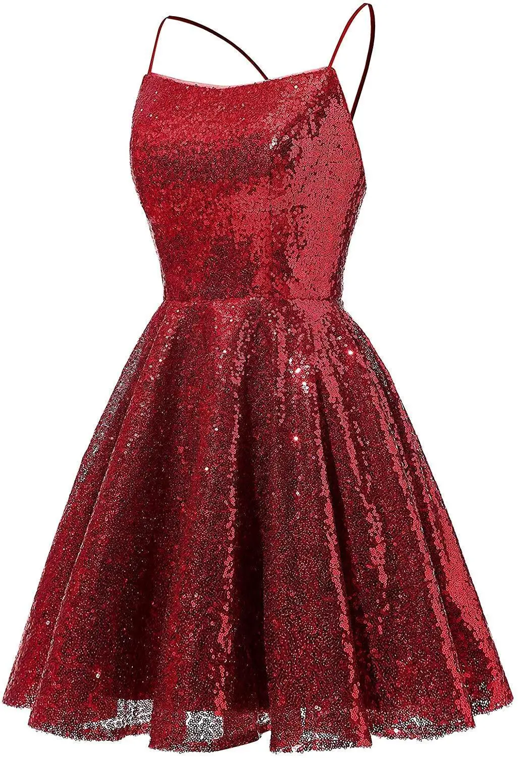 Sunnye-Robe de Bal Courte à Paillettes pour Femme, Ligne A, Zones de Bretelles Spaghetti, Populaire, Éducatif, Rotterdam, Été, Nouveau