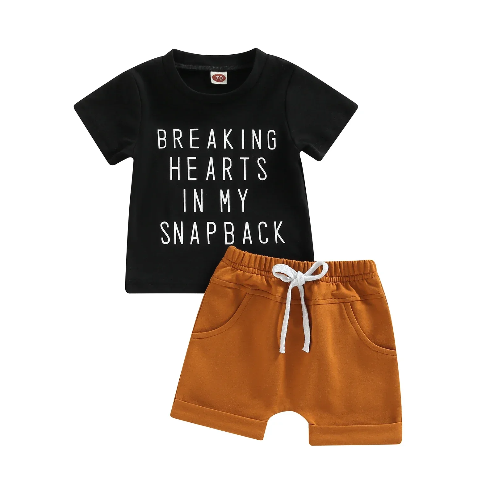 

0-3Y Toddler Baby Boy Clothes Sets Summer Outfits Infant Kid Boy Letter T-shirt Shorts Casual Clothing