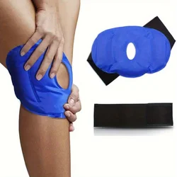 Knee Ice Pack for Injuries, Reusable Knee Cold Gel Pack Wrap Around Knee Cold Hot Compress for Knee Replacement Surgery Recovery