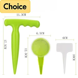 File Adjustable Plant Seed Sower Bonsai Seeds Garden Supplies Tools Planter Hand Held Flower Grass Seeding Dispenser Accessories