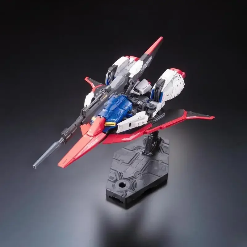 بانداي جاندام أطقم منمذجة أنيمي الشكل RG 10 1/144 MSZ-006 زيتا جاندام حقيقية Gunpla نموذج عمل لعبة الشكل لعب للأطفال