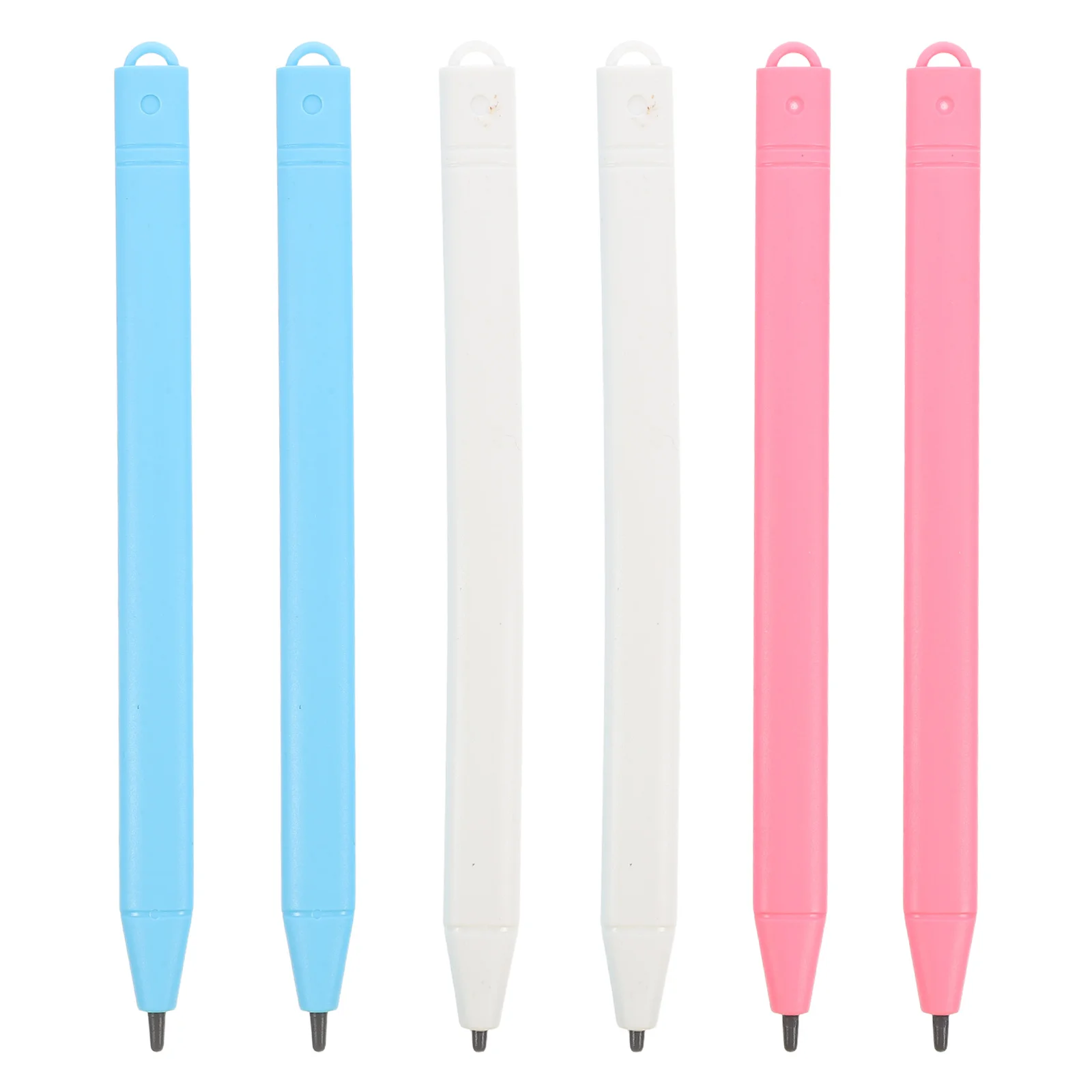 

6 шт., ЖК-планшет для письма, стилус, многоразовый цифровой блокнот для рисования, высокоточная легкая сменная ручка для доски для рисования