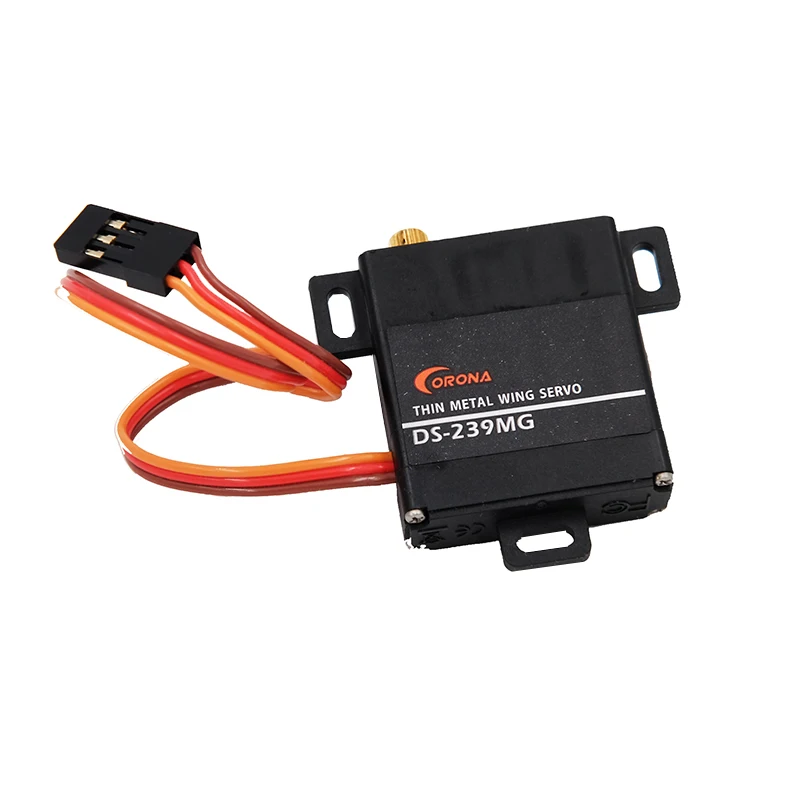 

Сервопривод Corona DS239MG DS-239MG Digital Metal Slim Wing Servo с металлическим редуктором, 4.6 кг / 0.15 с / 22 г, для радиоуправляемых планеров и самолетов с фиксированным крылом