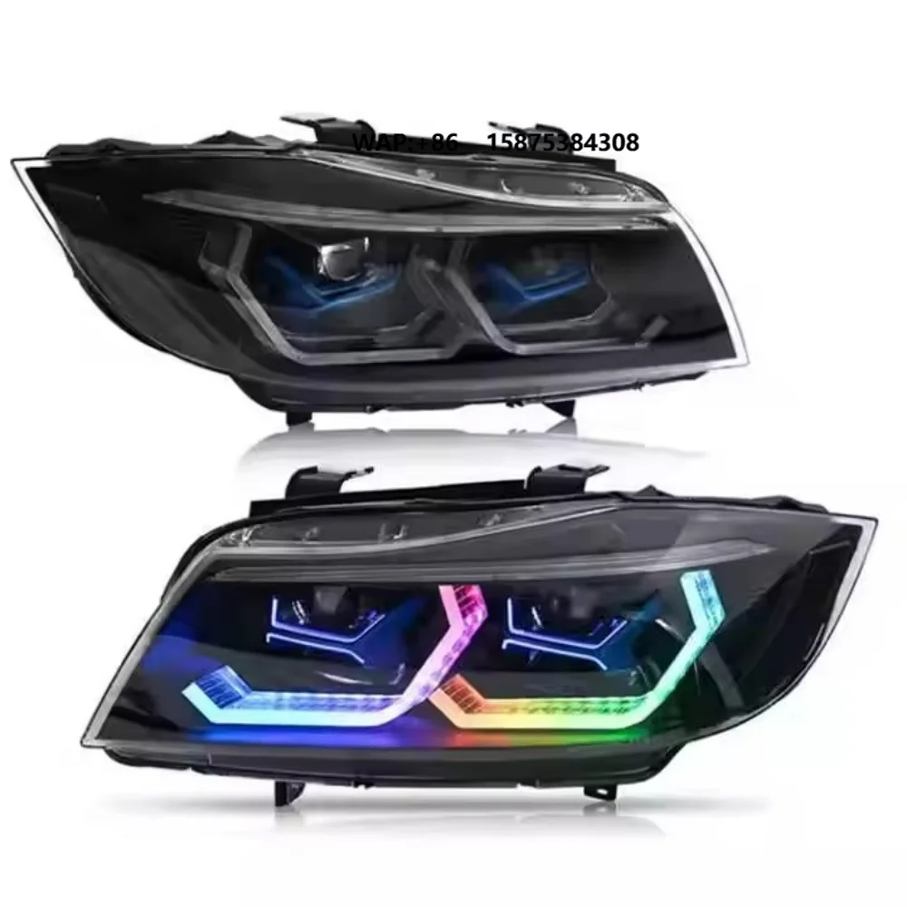 

Auto-y Car Headlamps for E90 Headlights 2005-2012 320i 330i RGB LED Headlights for E90 Headlight Car Accessories