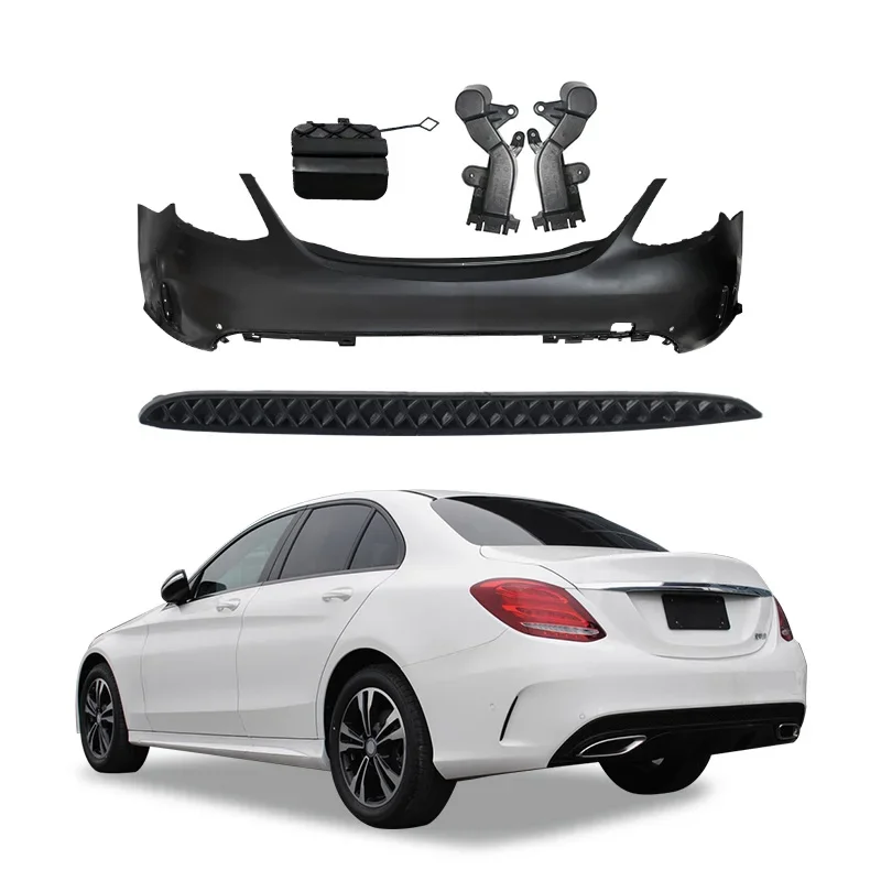 Automotive Part Wholesale Accent Bodykit Front Bumper Rear Accessories For Mercedes W205, Oem Car Parts Accessories Car Bumpers