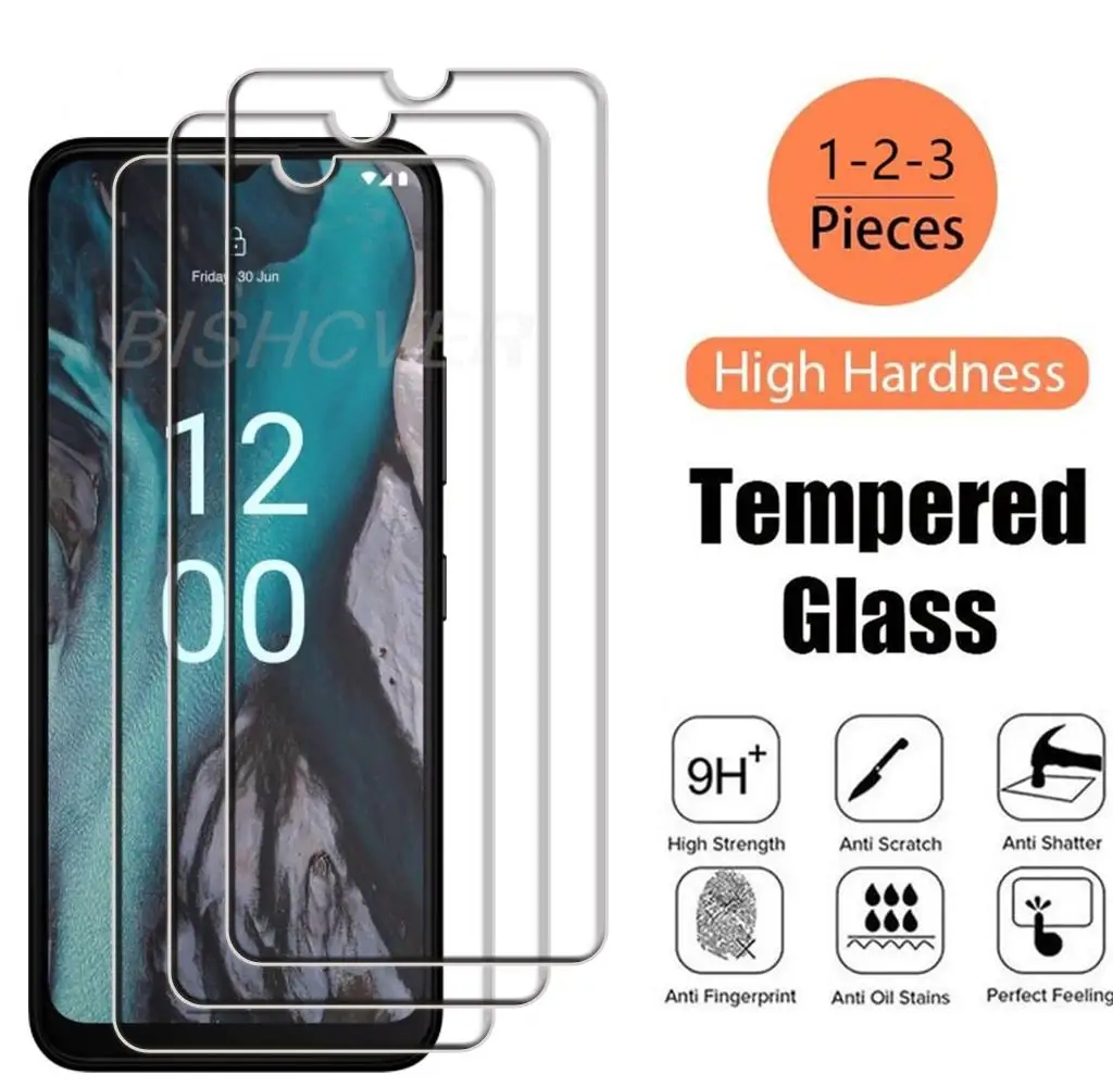 Vidrio templado para Nokia C22 6,5 "2023 NokiaC22 C 22, Protector de pantalla, película de cubierta de teléfono