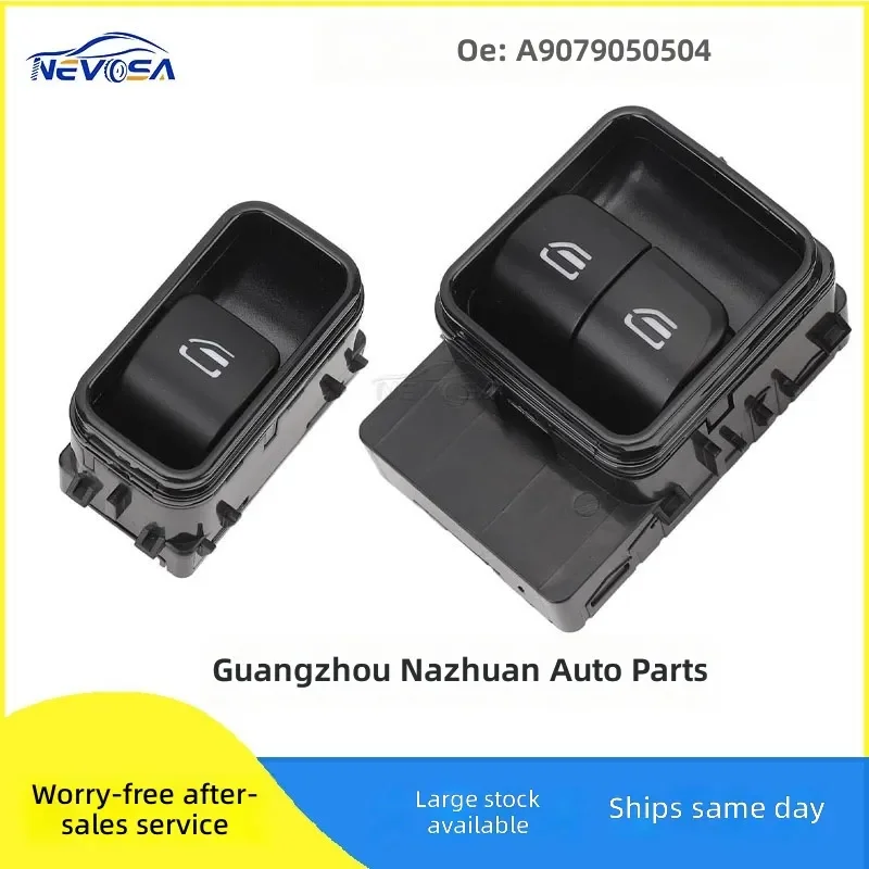 For Mercedes Benz A9079058902 A9079050504 Auto Glass Window Lift Switch Control Button Replacement Parts
