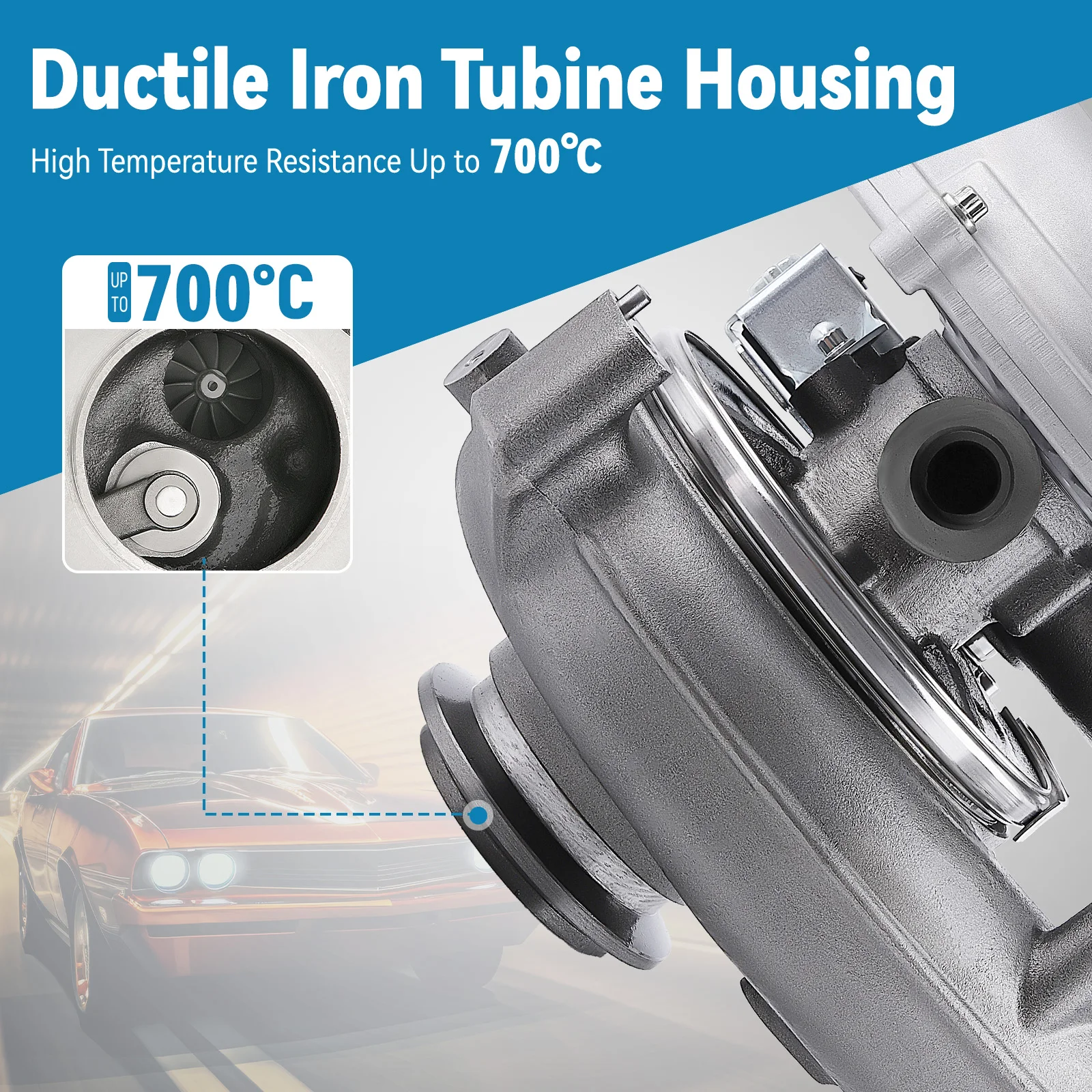 Turbo Turbo voor Ford 6.0L F250 F350 F450 F550 Excursie Diesel 2003-2004 Turbo 1837984 C93 1837984 C91 1837984 C94