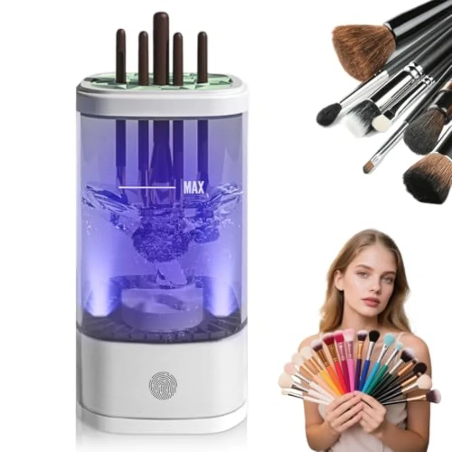 

Electric Makeup Brush Cleaner 7000 RPM Makeup Brush Cleaning Machine Professional Makeup Brush Cleaning Machine Efficient Clean