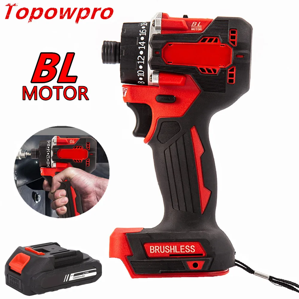 Brushless Mini Electric Screwdriver 1/4\