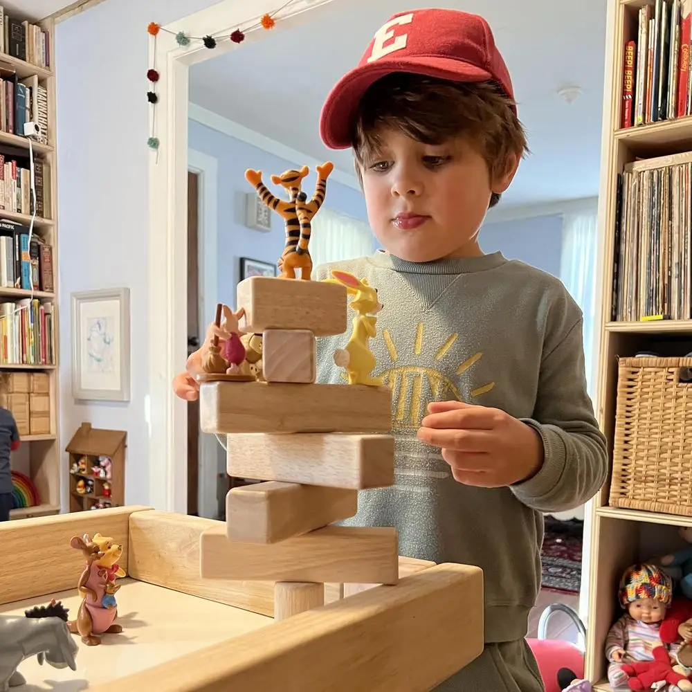 Fortschrittliches Holzblock-Set für Kinder: 85-teiliges konstruktives Spielzeug CP-U305