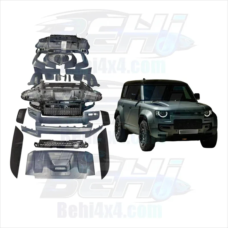 

2025 New Defender Octa Kit Car Accessaries Side Vent Hood Grille Wheel Rim Arch Front Rear Bumper Octa Kit Body Parts