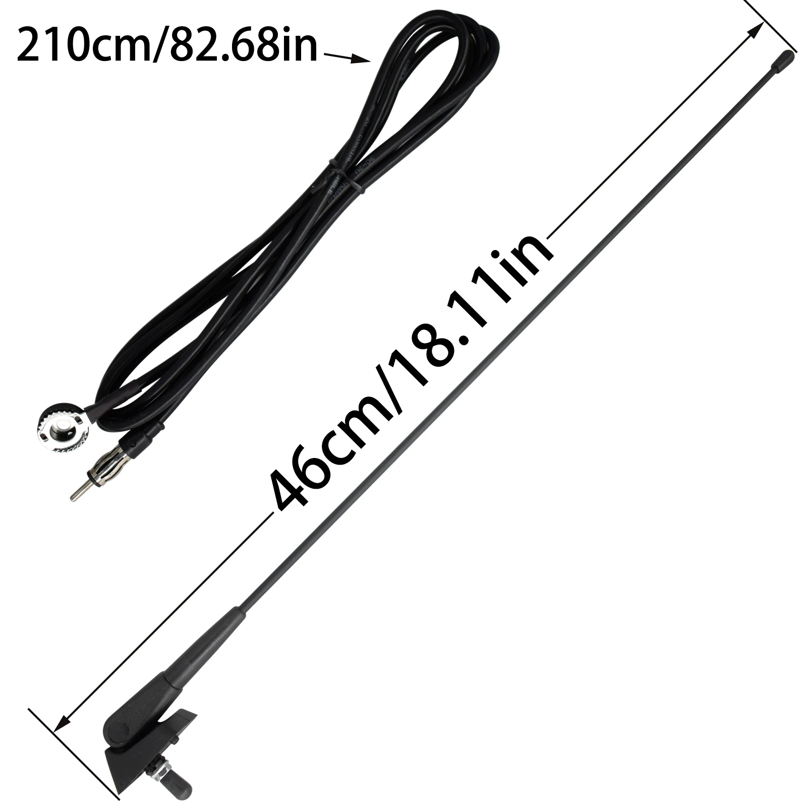 For Peugeot 106 205 206 306 309 405 406 806 Citroen Berlingo Xantia Roof Mount Antenna Aerial Aerials Base Mast Cable  Amplifier
