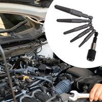 6Pcs Bolt Extractor and Remover Set Designed for Efficiently Removing Damaged Screws Perfect for Home Improvement Tasks