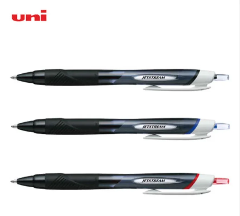 3 Pcs UNI JETSTREAM Ballpoint Pens SXN-150S Ultra-smooth Medium Oil Pen New Quick-drying Ink 1.0mm Office Stationery Cute Pens