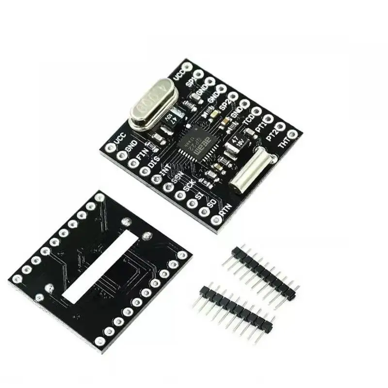 Breakout TDC-GP22 Convertidores universales de tiempo a digital de 2 canales Placa de sensor Módulo convertidor de flujo ultrasónico