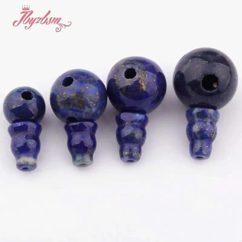 6/10/12mm Round Natural Lapis Lazuli beads 5x7mm Pagoda Tibet Guru Stone Beads 1 Set For Necklace Jewelry Making,Free Shipping