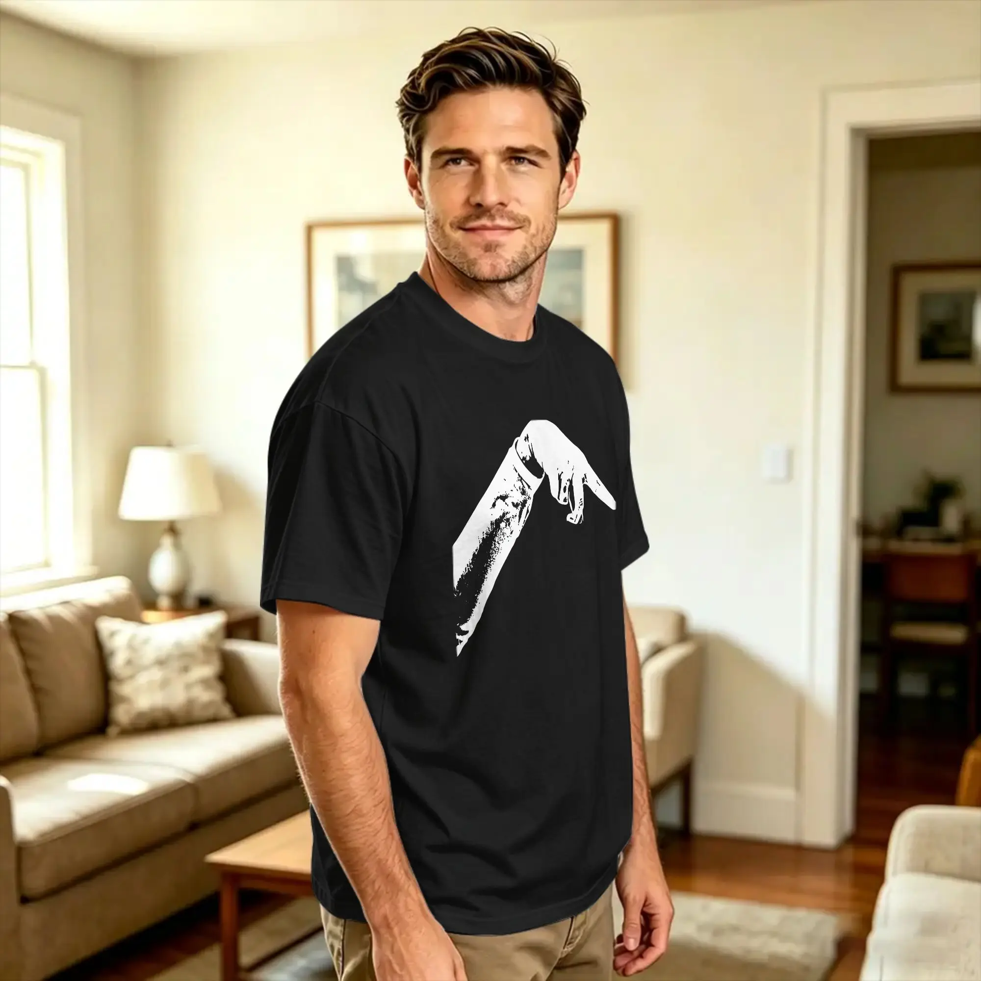 Hand Pointing Meme Funny Basketball  T Shirt Summer  Streetwear T-Shirts Pure Cotton Popular Tee Shirt For Couple Custom Tees