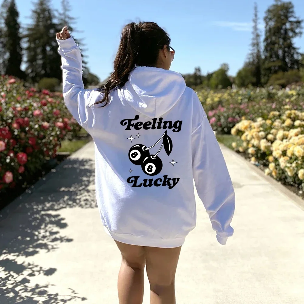 8 Ball Cherries Hoodie Trendy Retro 8 Ball Cherries Sweatshirt Aesthetic Clothes Lucky Hoodie VSCO Hoodie Trendy Shirt VSCO Girl