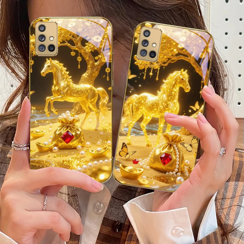 เคสโทรศัพท์มือถือลายม้าทองคำ ส - Phone Cases Horse บทวิจารณ์และราคา
