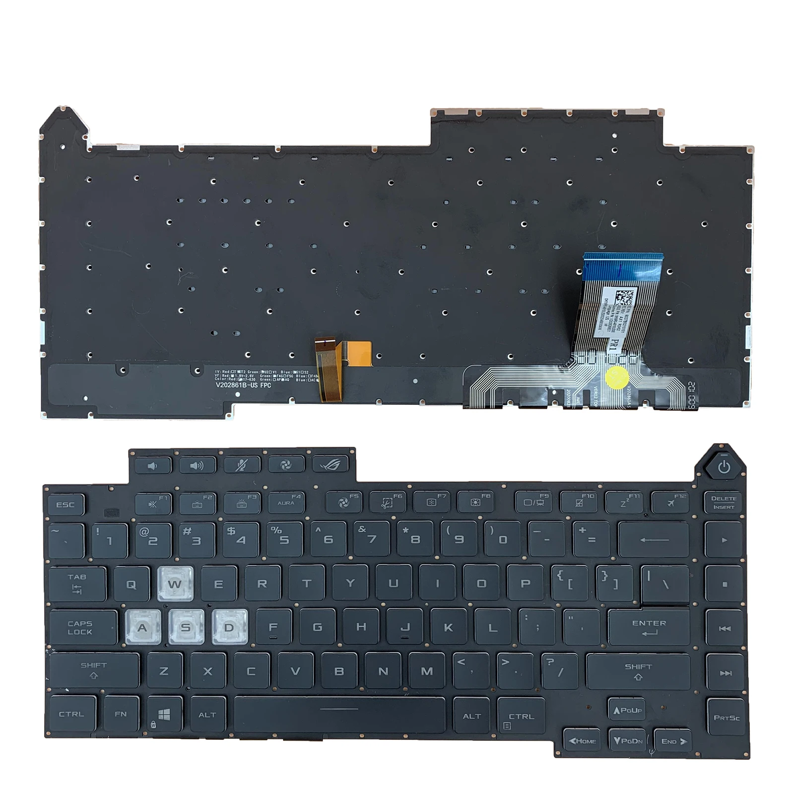 

US Backlit Laptop Keyboard for ASUS ROG Strix G15 G513Q G513QM G513QY G513X English Keyboards 0KBR0-4810US00 4812US00 4814US00