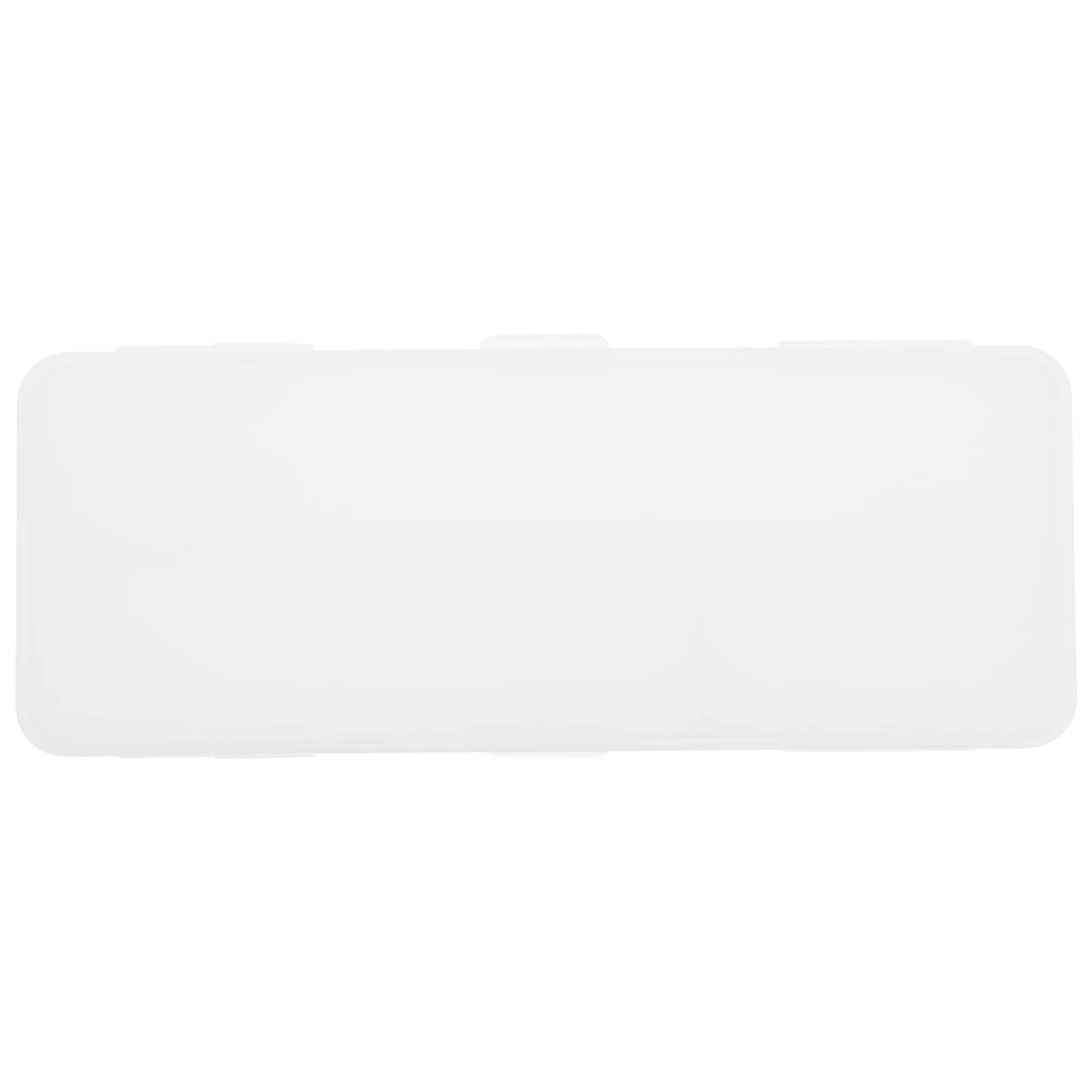 

Double Layer Pencil Box Transparent Frosted Large Capacity Stationery ganizer Snap Tight Lid Case School Office Supplies