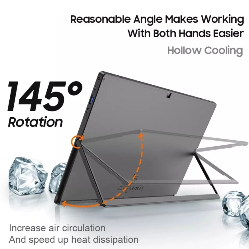 16 جيجابايت رام 512 جيجابايت SSD ROM 11.6 بوصة Windows 11 الكمبيوتر اللوحي 64 بت معالج Intel Celeron N4100 1920 x 1080 بكسل 2 x USB 3.0 Type-C Port