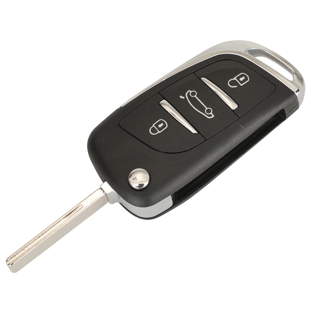 jingyuqin Car Remote Key 434Mhz For Citroen C4L New Elysee For Peugeot 508 3008 2008 301 433MHz ID46 Auto Keyless VA2/HU83 Blade