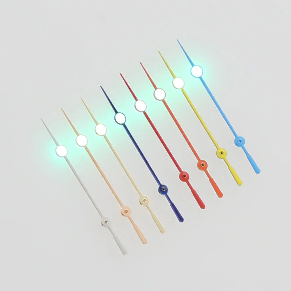 ساعة Fit NH34 35 36 باللون الأخضر الفائق المضيء 13 ملم SKX007 عقارب ثانية