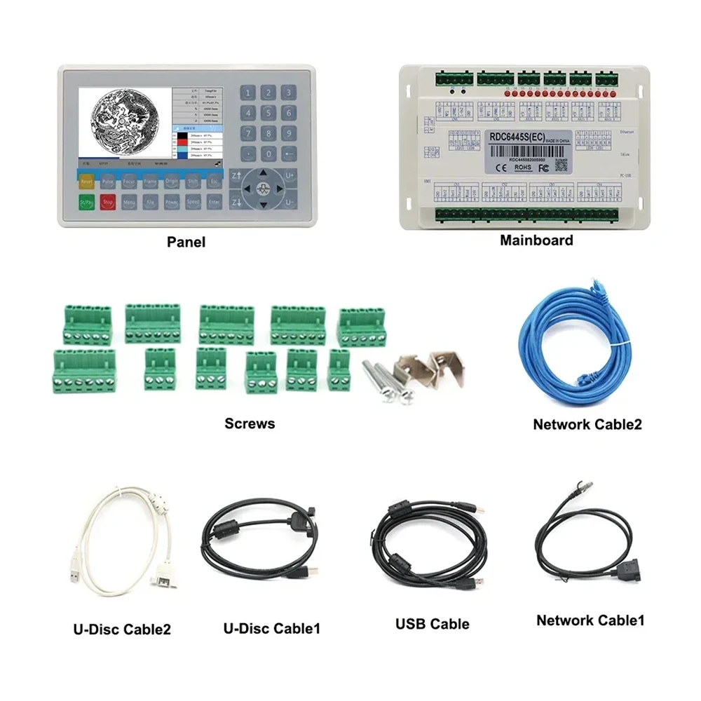 HAOJIAYI Ruida 6445S RDC6445S CO2 Laser Controller Upgrade 6445 6445G RDC6445G Systems for CO2 Laser Cutting Engraving Machine