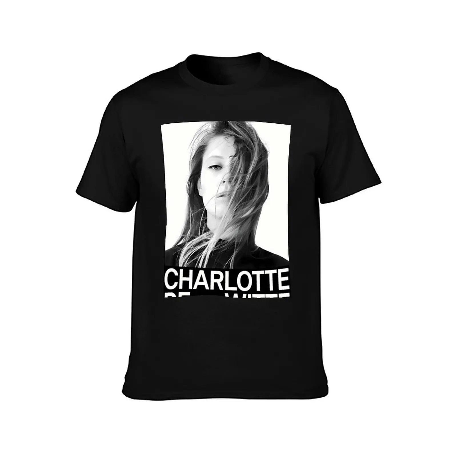 Charlotte Dj Witte T-Shirt Daily Wear Plain Short Sleeve Shirt T-Shirt