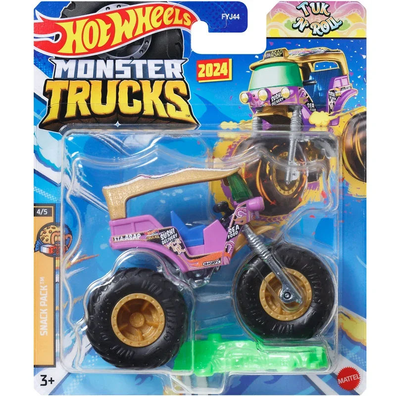 Original Mattel Hot Wheels Monster Trucks Car Toy Volkswagen Beetle SpongeBob SquarePants Vehicle Toys for Boys Birthday Gift