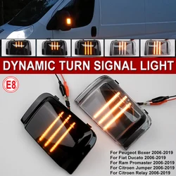 2 stücke Für Peugeot Boxer Für Citroen Jumper RELAIS Lkw Auto LED Dynamische Blinker Spiegel Licht Für RAM PROMASTER für Fiat Ducato