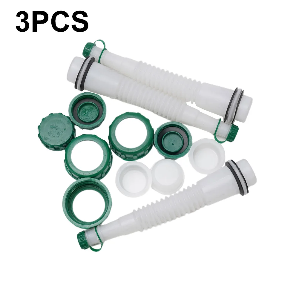 Fuel Spout Gas Can 19 Cm Parts Replacement Spout Ventilation Cap Nozzle Gasket Lawn Mowers Fuel Containers cans