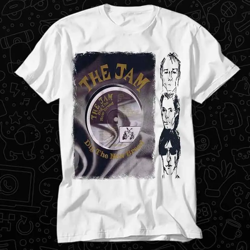 

Футболка с финальной записью The Jam Dig New Breed Punk Rock Band 445