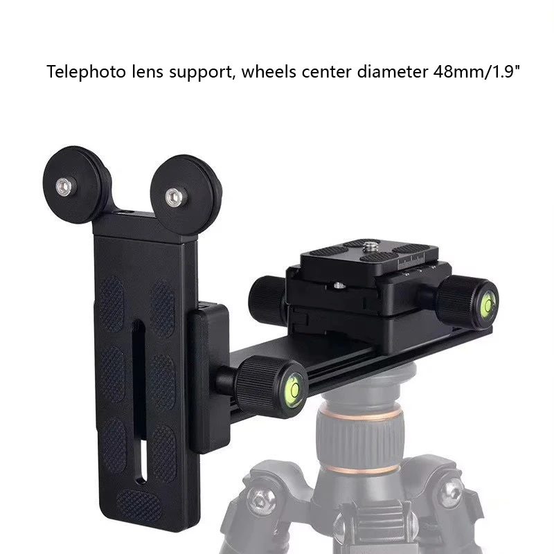 Telephoto Lens Quick Release Plate Long-Focus Support Holder for Tripod Ball Head DSLR Camera Compatible with Arca Swiss Tripod