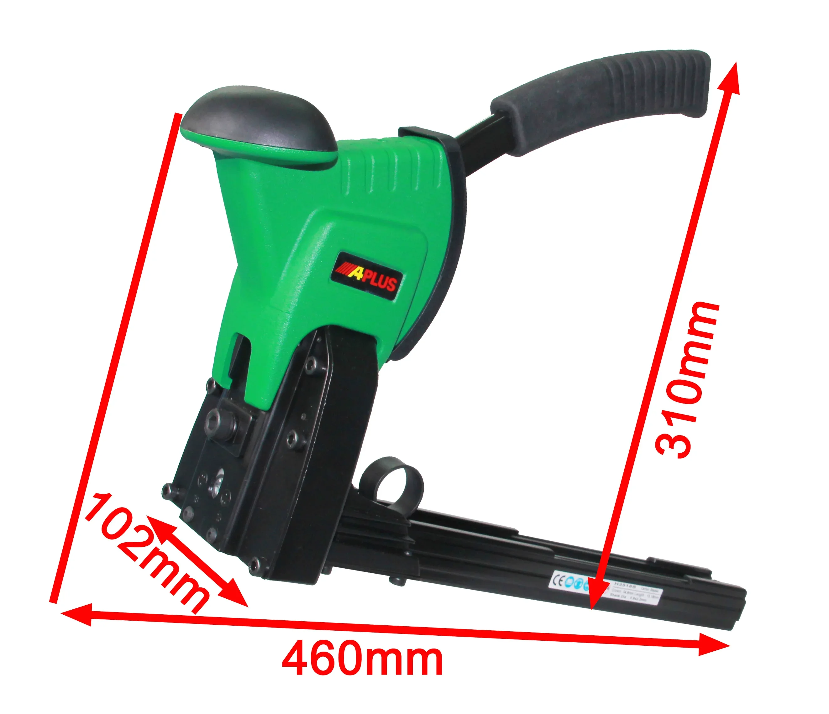 APLUS H3222S, MANUAL CARTON STAPLE GUN, 32.1MM CROWN, 22MM LENGTH