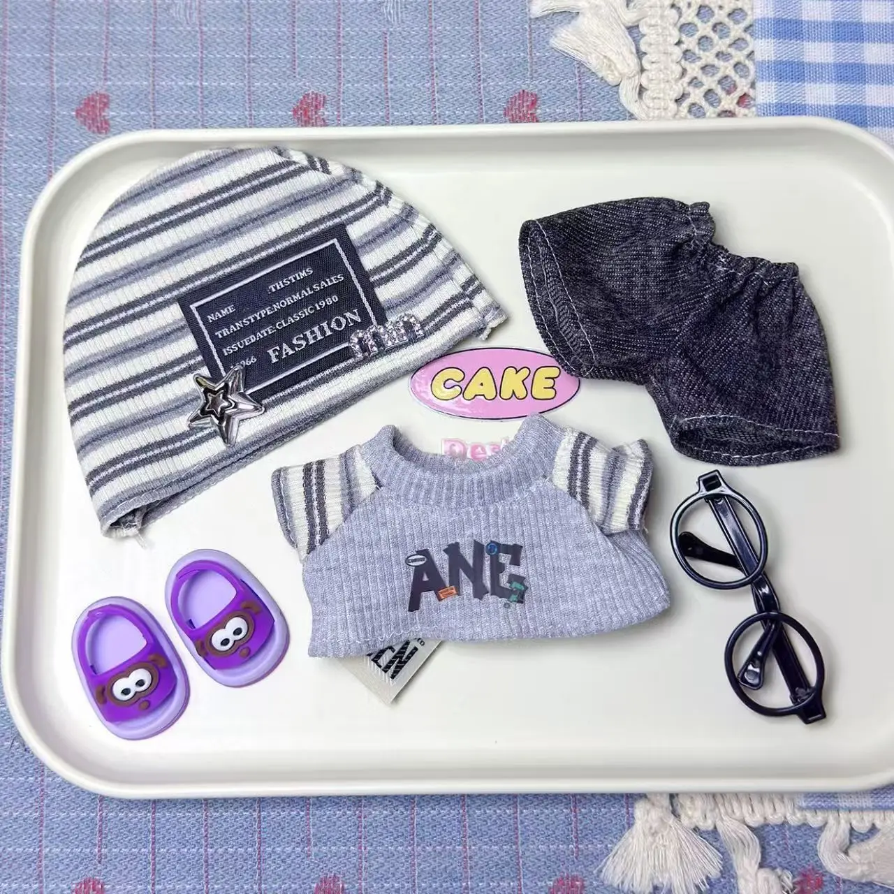 Voor Labu15-17cm universele mode-explosie, superleuke poppenkleding, reserve-modepak om vrienden een verrassingscadeau te geven.